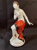 antique german Galluba &amp; Hofmann  ( 1915) figurine dancer . Marked Bottom - £392.11 GBP