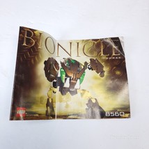 Original Lego Bionicle Pahrak 8560 Manual Instruction Book - $2.96