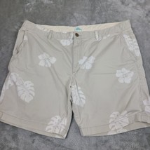 Tommy Bahama Men&#39;s Beige Floral Hawaiian Chino Shorts 40 - $17.42