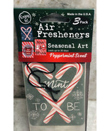 Ship N 24 Hours. Seasonal Art Collection Air Freshener Peppermint Scent:... - $25.69 CAD