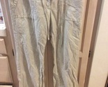 J CREW WOMENS FAVORITE FIT BEIGE PANTS with DRAWSTRING - SIZE 8 - FREE S... - $26.29