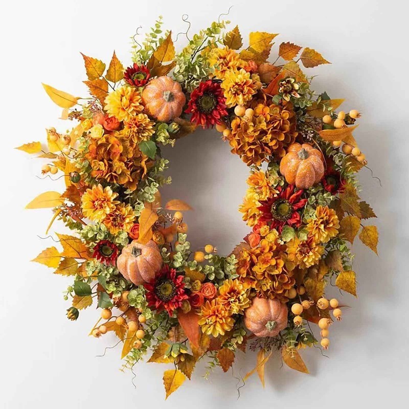 17.7" Fall Decor for Doors & Entryways Thanksgiving & Holiday Decoration Artific Item image 7
