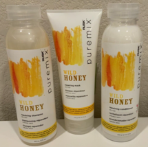 RUSK PUREMIX Wild Honey Repairing Shampoo 12oz, Conditioner 12oz &amp; Mask 6oz - $21.80