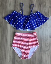 NEW Womens Boutique 4th of July Patriotic Bikini Swimsuit - $10.39