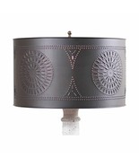 Floor Lamp Drum Shade  in Kettle Black Tin - 15 inch - $116.63 CAD