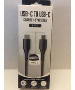 NEW USB-C to USB-C Charge and Sync 6 Foot Cable - $8.96