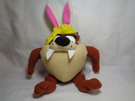 2002 Warner Bros. Looney Tunes Taz w/ Yellow Cap Pink &amp; White Bunny Ears... - £4.61 GBP