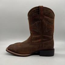 Ariat Sport Wide 10010963 Mens Brown Leather Square Toe Western Boots - $64.00
