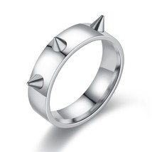 Self-defense Stainless Steel Ring Punk Style Men&#39;s and Women&#39;s Thorn Jewelry Joy - £6.70 GBP