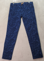 Sanctuary Denim Pants Womens Size 29 Blue Floral Cotton Pockets Straight Leg - £16.94 GBP