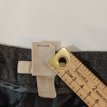 Merona Women's Gray Wool Blend Size Zip A-Line Pull-On Skirt Size 6 Waist 30" image 6