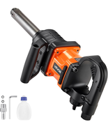 1800 Ft-Lbs Nut-Busting Torque, 18.7 Lbs Lightweight Pneumatic Impact Gu... - $335.35 CAD