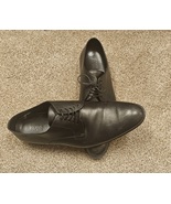 Black leather Oxford dress shoes from the brand BOSS Hugo Boss - $44.99