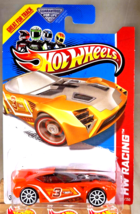 2013 Hot Wheels #132 HW Racing/X-Raycers NERVE HAMMER Orange w/White 10 Spokes - £15.33 GBP