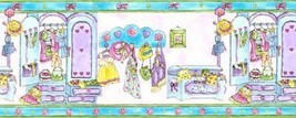 Little Girls Bedroom Wallpaper Border Waverly Classics For Kids Children... - £13.14 GBP