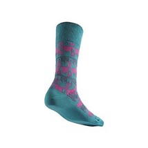 Jordan Mens Air Sneaker Socks, Large, Turquoise/Pink - $30.00