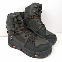 Korkers Men’s Terror Ridge Wading Boots Sz 10 Kling On Studded Soles Omn... - $98.95