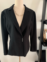 Calvin Klein black blazer size 10 stretchy - $34.65