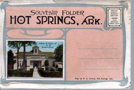 Hot Springs, Ark. Souvenir Folder Pictures Postcard - £1.18 GBP