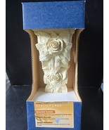NOS Neo Classic Rose Garden Ivory Swag Curtain Sconce Rod Holder Graber ... - €33,59 EUR
