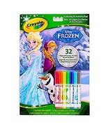 Crayola Disney Frozen Coloring &amp; Activity Pad For Girls 7 Markers Included - £6.05 GBP