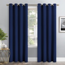 Blackout Curtains for Bedroom - Thermal Insulated with Grommet Top Room Darkenin - £39.50 GBP