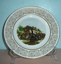 Vintage Wittnauer Collector Plate Childhood Rapid Transit E.L. Henry 8.25&quot; UK - £13.15 GBP
