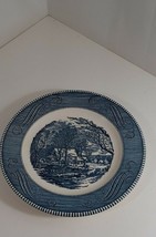 CURRIER AND IVES ROYAL THE OLD GRIST MILL DINNER PLATE 10 INCH VG - £7.78 GBP