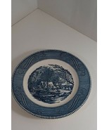 CURRIER AND IVES ROYAL THE OLD GRIST MILL DINNER PLATE 10 INCH VG - £7.78 GBP