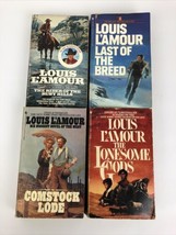 Vintage Lot Of 4 Louis L&#39;amour Western Paperback Books - Last Of The Breed +++ - £15.94 GBP