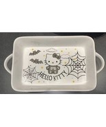 Skeleton Hello Kitty Halloween Ceramic Lasagna Rectangle Baking Dish Spi... - £50.83 GBP