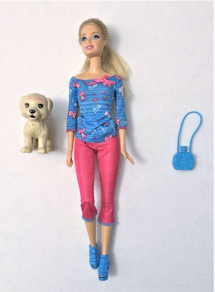 Mattel Barbie Doll 2013 Potty Training Taffy Doll With Different Dog - $11.50