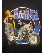 Harley-Davidson H-D T-Shirt Lincoln Nebraska 5XL 100% Cotton Biker Chick... - £27.57 GBP