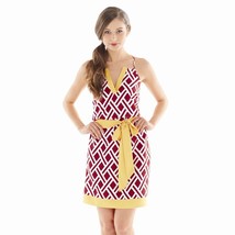 NWT Mud Pie Womens Game Day Racerback Dress Burgundy Red Gold L - £8.78 GBP