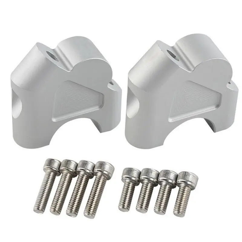 1 Pair Motorcycle Handlebar Extend Riser Bar Mount Handle Clamp With Bolts 30mm - £19.46 GBP+