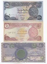 Iraq, (Set of 3) 1/2, 1, 500,  Dinar, All Different Old Issues Banknotes... - $13.07