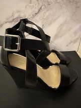 Jessica Simpson Black Wedges Size 6  - $324.69 MXN