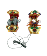Mr. Christmas Mechanical Collectibles Carousel Ornaments Circus Tiger El... - $497.74 MXN