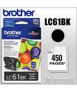 2pks) Brother - LC61BK Standard-Yield Ink Cartridge - Black - £30.57 GBP