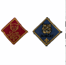 Boy Scout Patch Cub Scout Bobcat Rank Badge Cub Scouts BSA Lot of 2 - $9.95