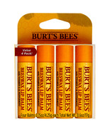 Beeswax Lip Balm Pack by Burts Bees for Unisex - 4 x 0.15 oz Lip Balm - $16.25