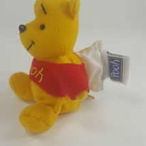 Disney Winnie the Pooh Red Shirt 4&quot; zippered pouch plush , hanging loupe... - £4.79 GBP