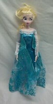 Walt Disney Frozen Nice Queen Elsa Of Arendelle 12&quot; Plastic Toy Doll - £14.47 GBP