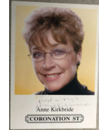 CORONATION ST vintage 4&quot; x 6&quot; glossy printed photo hand-signed by Anne K... - $33.76 CAD