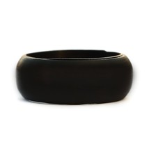 Mens Black Silicone Ring Size 8 - £2.36 GBP