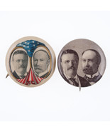 2 1904 Roosevelt/Fairbanks Jugate campaign buttons - $98.01