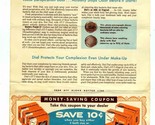 1954 Dial Soap Money Saving 10 Cent Coupon Advertising Mailer Armour  - £12.77 GBP