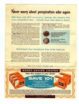 1954 Dial Soap Money Saving 10 Cent Coupon Advertising Mailer Armour  - £12.69 GBP