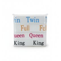 Bed Sheet Organizer Bands Twin Full Queen King 4 Sizes Pack 20 Labels - $12.86