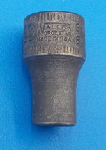 Vintage Walden Worcester Tool USA 1812-3/8&quot; Shallow 1/2&quot; Dr SAE 12 Pt So... - $14.84